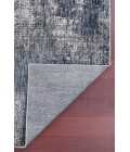 Amer Vermont Bianca Gray/Orange Polyester Area Rug 7'10" x 9'10"
