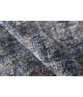 Amer Vermont Bianca Gray/Orange Polyester Area Rug 7'10" x 9'10"