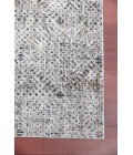 Amer Vermont Divina Gray Polyester Runner Rug 2'7" x 8'