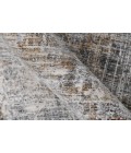 Amer Vermont Erysse Gray/Orange Polyester Area Rug 9'10" x 13'1"