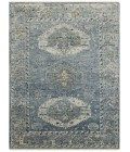 Willow Area Rug Amer Willow Mesa Blue Hand-knotted Wool Area Rug 8'x10'