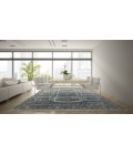 Willow Area Rug Amer Willow Mesa Blue Hand-knotted Wool Area Rug 8'x10'