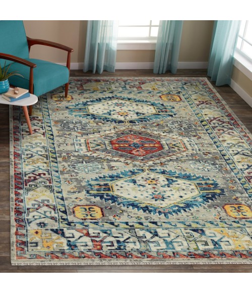 Willow Area Rug Amer Willow Mesa Multicolor Hand-knotted Wool Area Rug 8'x10'