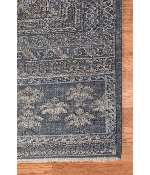 Amer Winslow Tipton Dark Blue Hand-Knotted Wool Blend Area Rug 2'x3'
