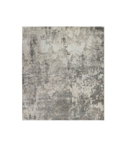 Amer Yasmin Acy Gray/Beige Abstract Polyester Area Rug 5'3" x 7'3"