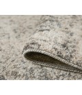 Yasmin Acy Gray/Beige Abstract Polyester Area Rug