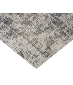 Amer Yasmin Clarise Beige Abstract Polyester Area Rug 2'6" x 8'
