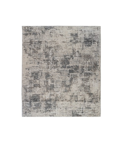 Yasmin Clarise Beige Abstract Polyester Area Rug