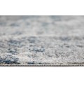 Yasmin Acy Light Blue Abstract Polyester Area Rug