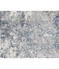 Yasmin Acy Light Blue Abstract Polyester Area Rug