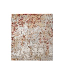 Amer Yasmin Acy Red/Cream Abstract Polyester Rug 7'10" x 10'6"