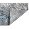 Amer Yasmin Deva Blue/Gray Abstract Polyester Rug 2'6" x 8'