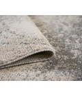 Yasmin Ester Cream Abstract Polyester Area Rug