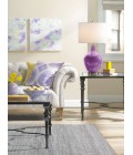 Amer Zola Parquet Blue Jute/Rayon Flatweave Area Rug 8'x10'