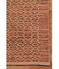 Amer Zola Parquet Red/Yellow Jute/Rayon Flatweave Area Rug 8'x10'