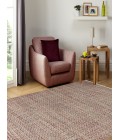 Amer Zola Parquet Red/Yellow Jute/Rayon Flatweave Area Rug 8'x10'