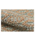 Amer Zola Parquet Light Blue Jute/Rayon Flatweave Area Rug 8'x10'