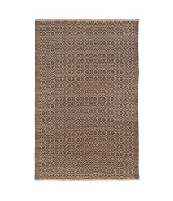 Amer Zola ZOL-6 Parquet Black/Tan Area Rug 5 ft. X 8 ft. Rectangle