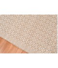 Amer Zola Parquet White/Tan Jute/Rayon Flatweave Area Rug 8'x10'