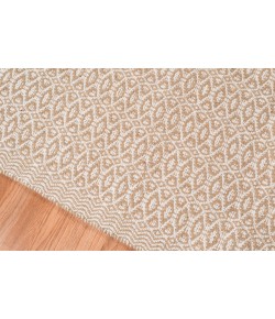 Amer Zola ZOL-7 Parquet White/Tan Rug 5 ft. X 8 ft. Rectangle