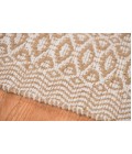 Amer Zola Parquet White/Tan Jute/Rayon Flatweave Area Rug 8'x10'