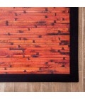 Anji Mountain Bamboo Rug Anji Mountain 6' x 9' Cobblestone Mahogany Bamboo Rug
