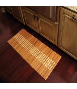 Anji Mountain 20" x 32" Bamboo Kitchen & Bath Mat