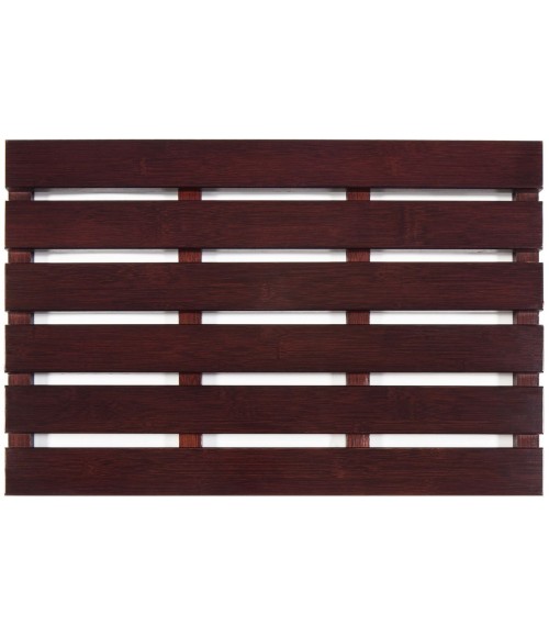 16X24 Bamboo Bath & Sauna Mat Cherry - Rugs Town 16" x 24" Bamboo Bath & Sauna Mat Cherry