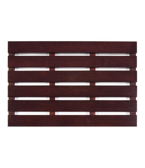 Anji Mountain Bamboo Bath & Sauna Mat Natural Rug Anji Mountain 16" x 24" Bamboo Bath & Sauna Mat Natural