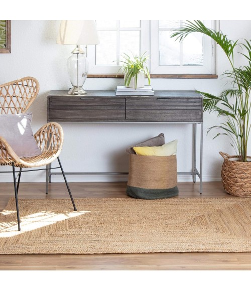 Anji Mountain 4' x 6' Kerala Natural Jute Rug
