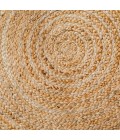 Anji Mountain Kerala Natural Jute Rug Anji Mountain 4' Round Kerala Natural Jute Rug