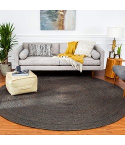 Anji Mountain 6' x 6' Kerala Gray Jute Rug