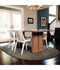 Anji Mountain 3' x 5' Kerala Gray Jute Rug