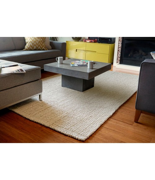 2'6X6' Andes Ivory Jute Rug - Rugs Town 2'6" x 6' Andes Ivory Jute Rug