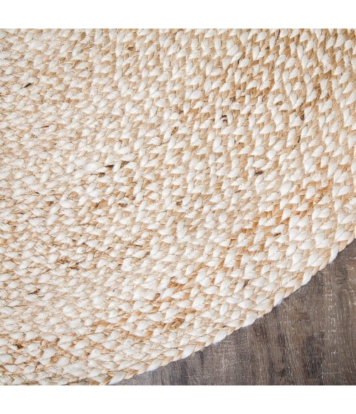 Anji Mountain Speckled Hen Rug Anji Mountain 6' Round Speckled Hen Rug
