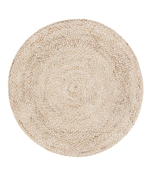 Anji Mountain Speckled Hen Rug Anji Mountain 6' Round Speckled Hen Rug