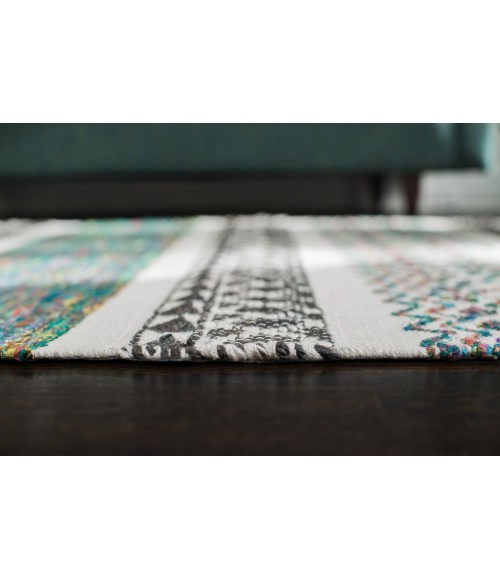 2'6X8' Durga Hand-Loomed Flatweave Rug - Rugs Town 2'6" x 8' Durga Hand-Loomed Flatweave Rug