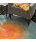 Anji Mountain Olwyn Braided Round Rug Anji Mountain 8' Round Olwyn Braided Round Rug