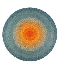 Anji Mountain 8' Round Olwyn Braided Round Rug