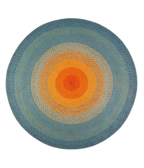 Anji Mountain Olwyn Braided Round Rug Anji Mountain 8' Round Olwyn Braided Round Rug