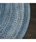 Anji Mountain Epona Braided Blue Rug Anji Mountain 6' Round Epona Braided Round Blue Rug