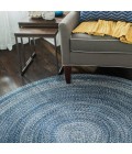 Anji Mountain Epona Braided Blue Rug Anji Mountain 6' Round Epona Braided Round Blue Rug