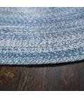 Anji Mountain Epona Braided Blue Rug Anji Mountain 6' Round Epona Braided Round Blue Rug