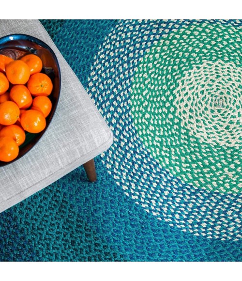 Anji Mountain 8' Round Aarashi Rug