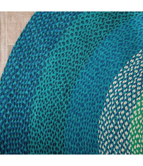 Anji Mountain 8' Round Aarashi Rug