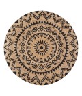 Anji Mountain Cortez Tribal Rug Anji Mountain 4' Round Cortez Tribal Rug