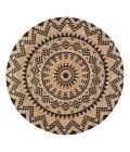 Anji Mountain 4' Round Cortez Tribal Rug