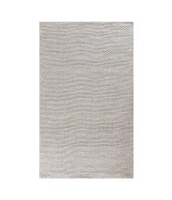 Anji Mountain 5' x 8' Honeycomb Jute Ivory Cross Knot Rug