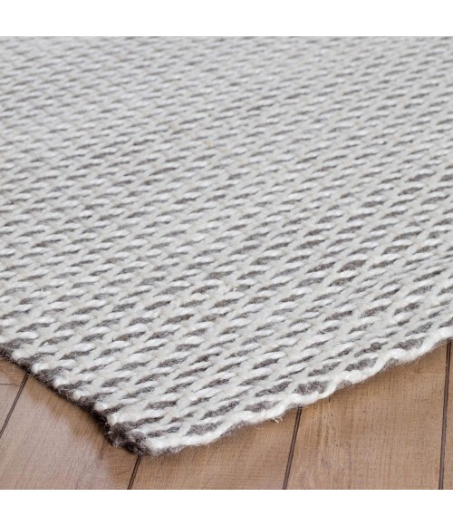Anji Mountain Honeycomb Gray & Ivory Jute Rug Anji Mountain 5' x 8' Honeycomb Gray & Ivory Jute Area Rug