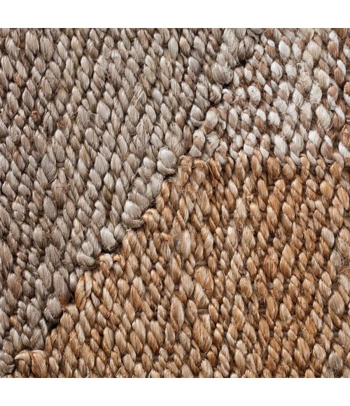 Anji Mountain Eden Natural & Tan Jute Rug Anji Mountain 8' x 10' Eden Natural & Tan Jute Area Rug